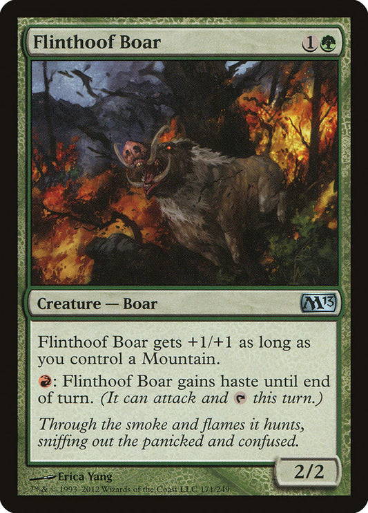 MTG Card Title: Flinthoof Boar M13/171