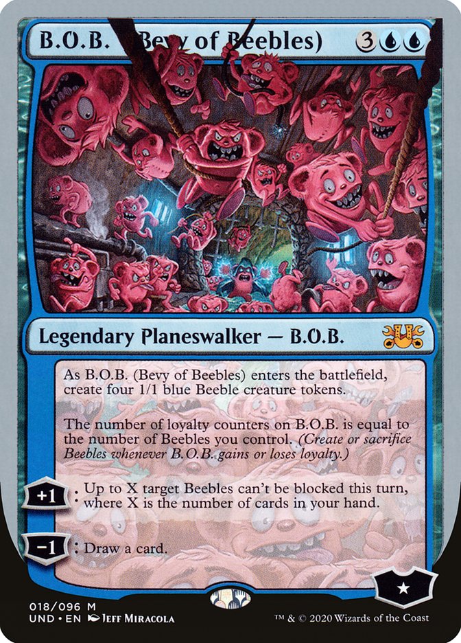 MTG Card Title: B.O.B. (Bevy of Beebles) UND/18