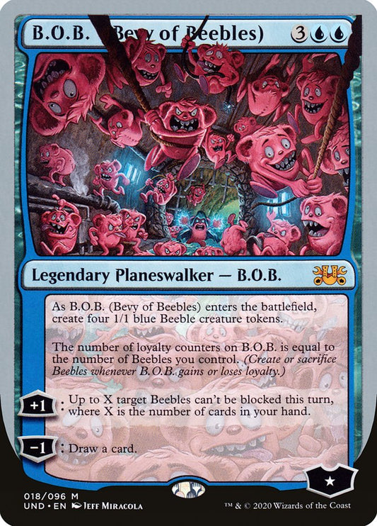 MTG Card Title: B.O.B. (Bevy of Beebles) UND/18