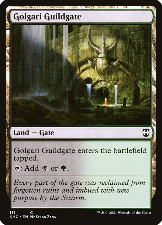 MTG Card Title: Golgari Guildgate KHC/111