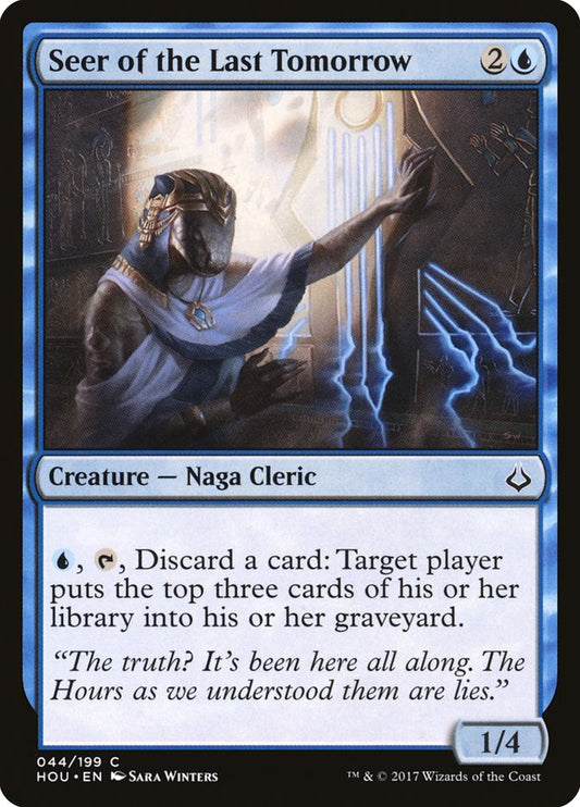 MTG Card Title: Seer of the Last Tomorrow HOU/44