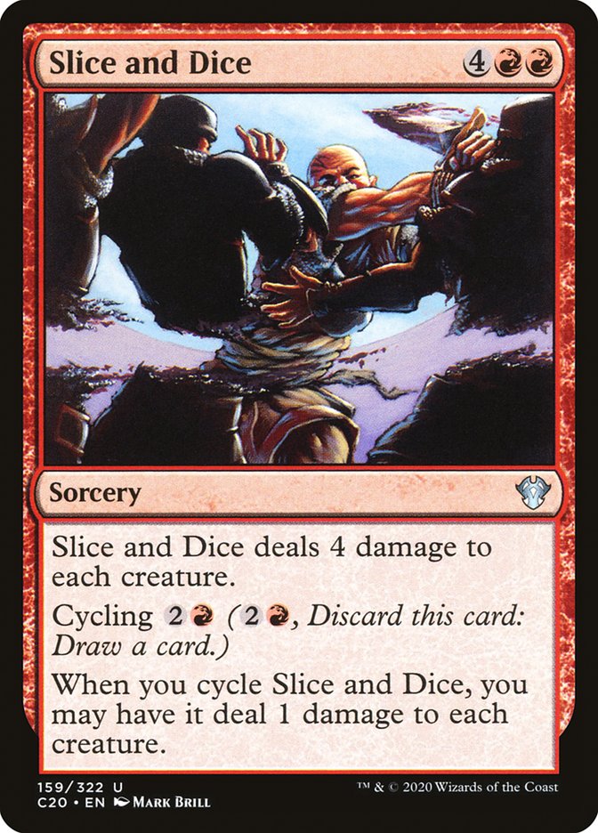 MTG Card Title: Slice and Dice C20/159