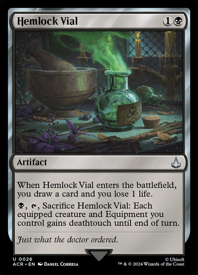 MTG Card Title: Hemlock Vial ACR/26