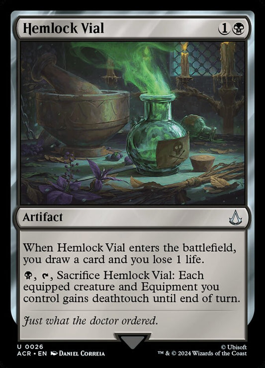MTG Card Title: Hemlock Vial ACR/26