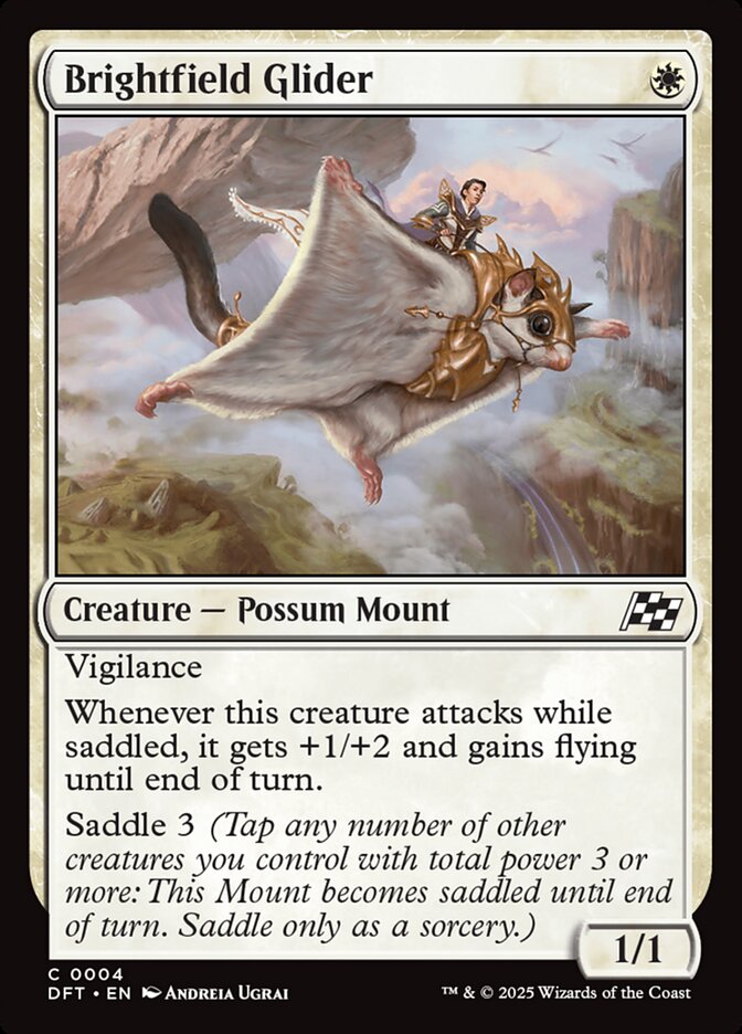 MTG Card Title: Brightfield Glider DFT/4