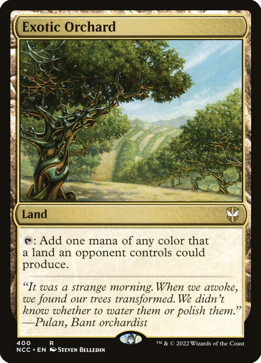 MTG Card Title: Exotic Orchard NCC/400