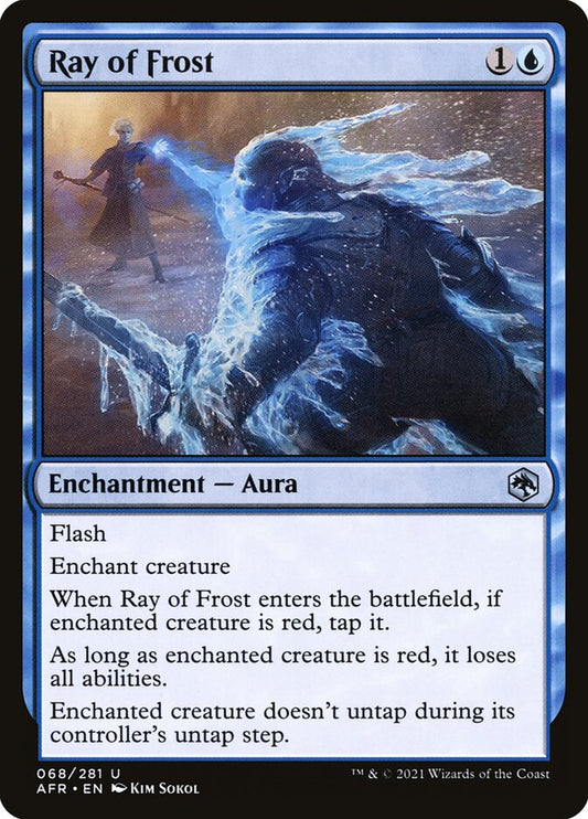 MTG Card Title: Ray of Frost AFR/68