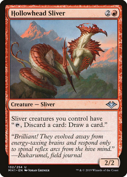 MTG Card Title: Hollowhead Sliver MH1/132