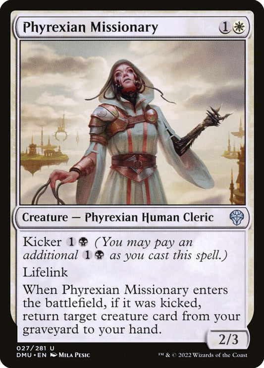 MTG Card Title: Phyrexian Missionary DMU/27
