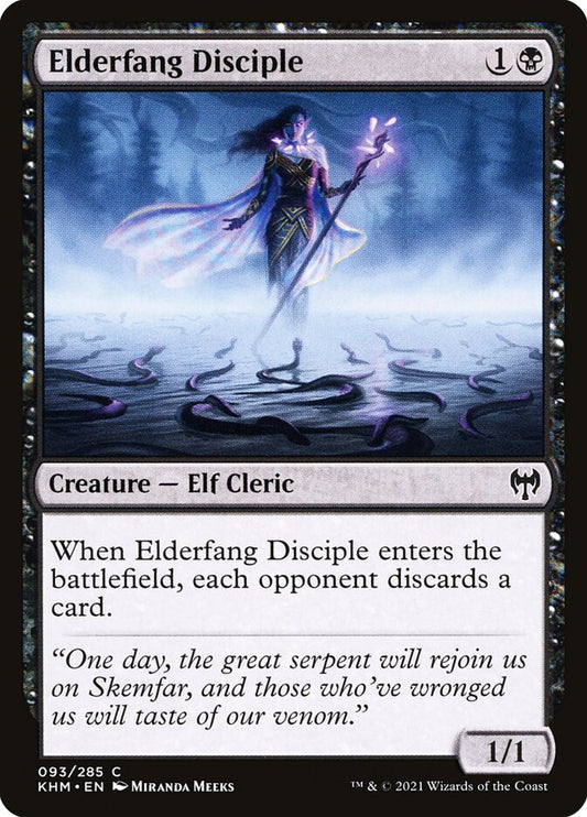MTG Card Title: Elderfang Disciple KHM/93