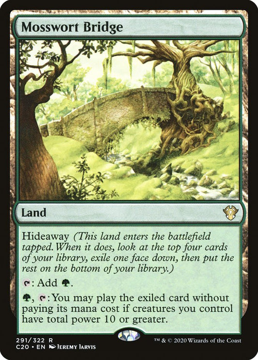 MTG Card Title: Mosswort Bridge C20/291