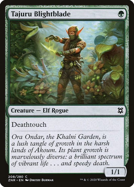 MTG Card Title: Tajuru Blightblade ZNR/208