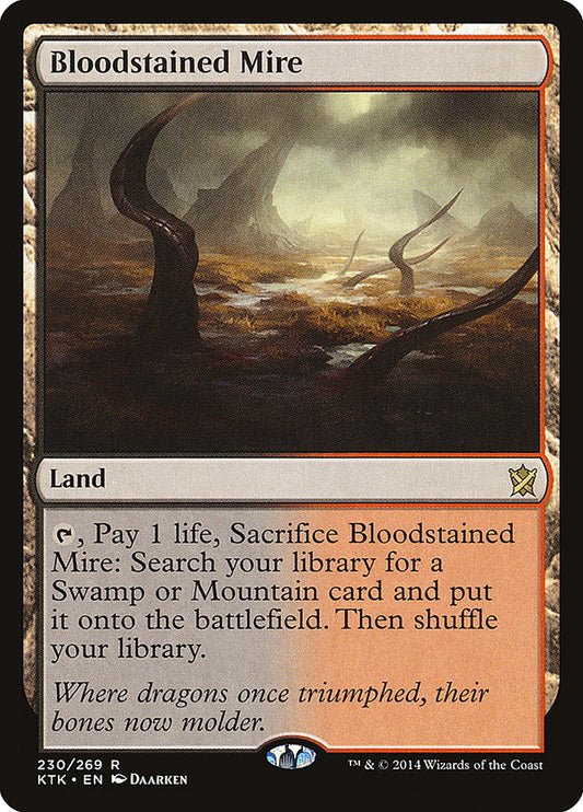 MTG Card Title: Bloodstained Mire KTK/230