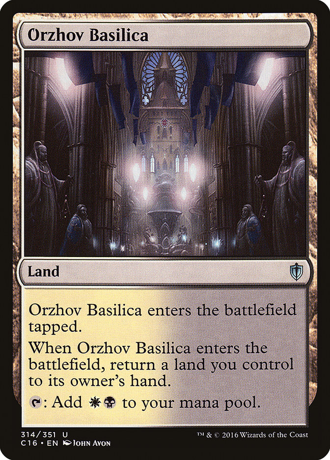 MTG Card Title: Orzhov Basilica C16/314