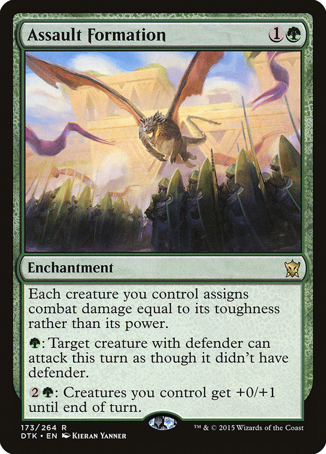 MTG Card Title: Assault Formation DTK/173