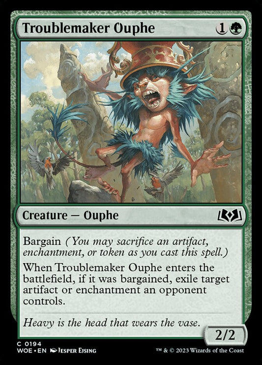 MTG Card Title: Troublemaker Ouphe WOE/194