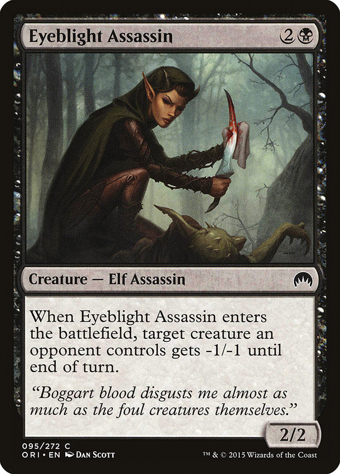 MTG Card Title: Eyeblight Assassin ORI/95
