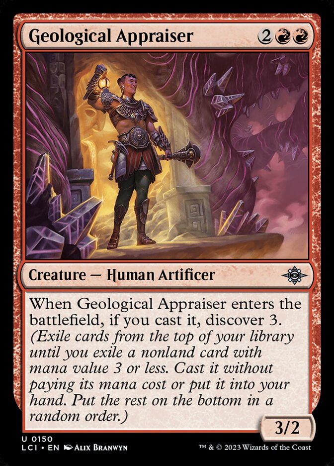 MTG Card Title: Geological Appraiser LCI/150
