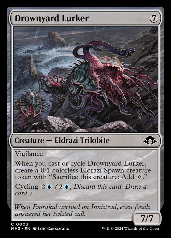 MTG Card Title: Drownyard Lurker MH3/3