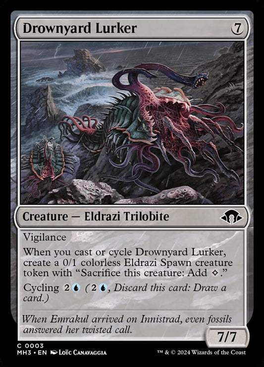 MTG Card Title: Drownyard Lurker MH3/3
