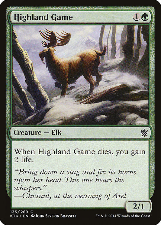 MTG Card Title: Highland Game KTK/135