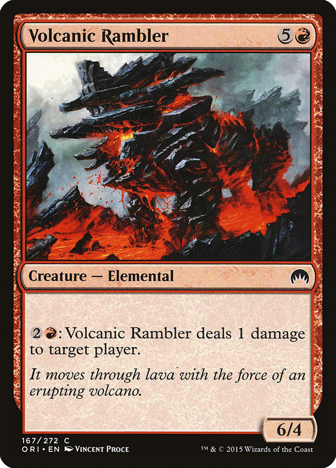 MTG Card Title: Volcanic Rambler ORI/167