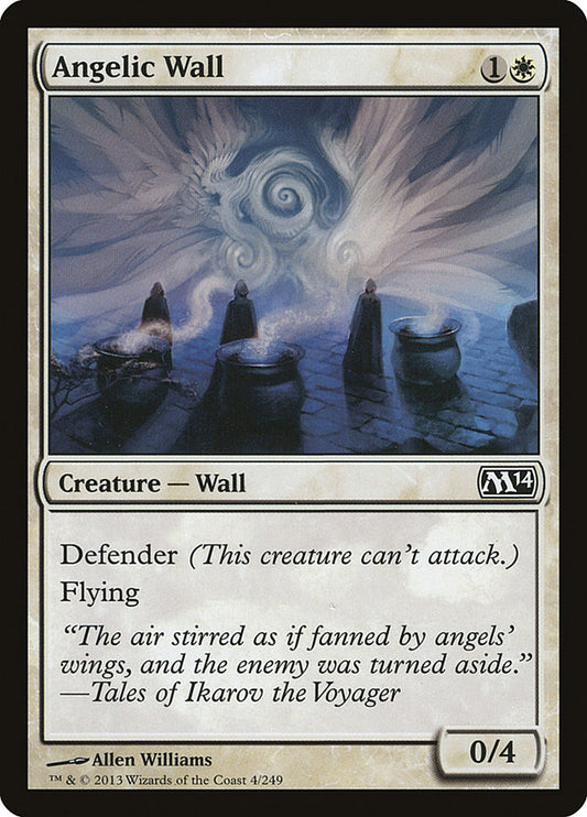 MTG Card Title: Angelic Wall M14/4