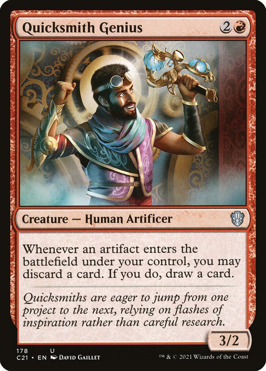 MTG Card Title: Quicksmith Genius C21/178