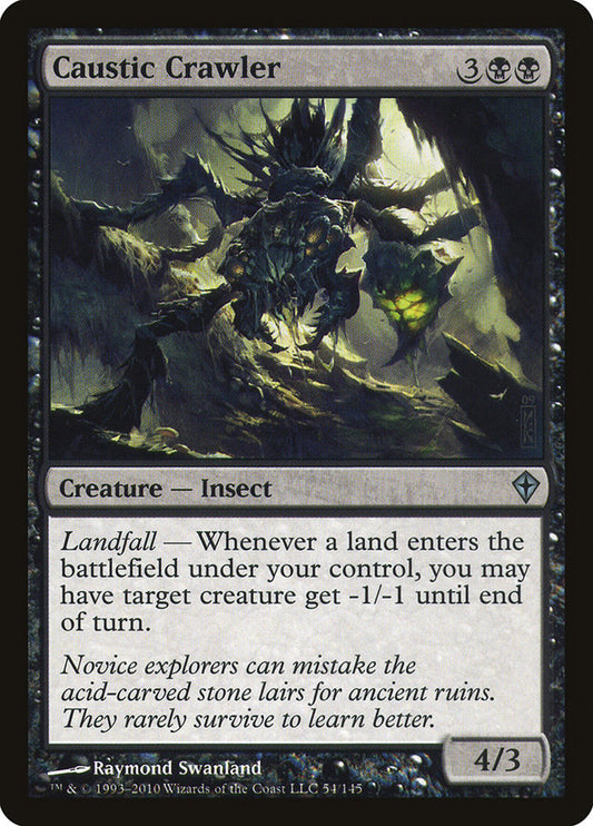 MTG Card Title: Caustic Crawler WWK/54