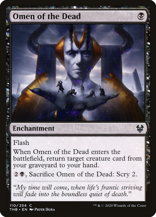MTG Card Title: Omen of the Dead THB/110