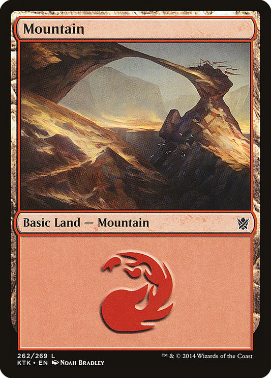MTG Card Title: Mountain KTK/262