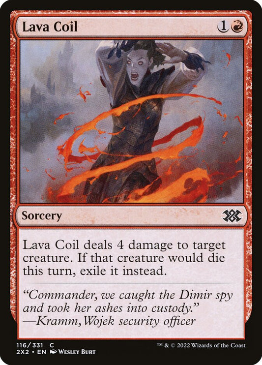 MTG Card Title: Lava Coil 2X2/116