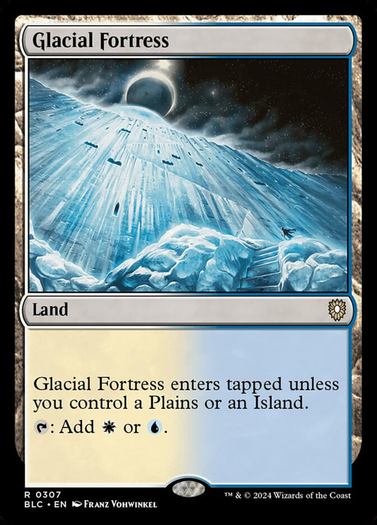 MTG Card Title: Glacial Fortress BLC/307