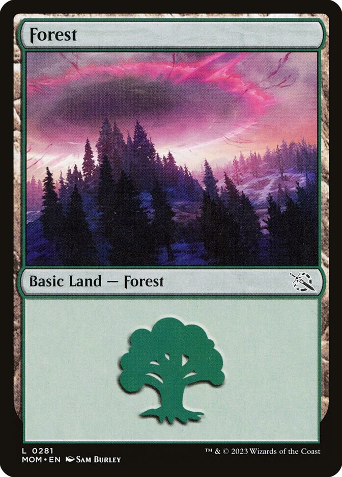 MTG Card Title: Forest MOM/281