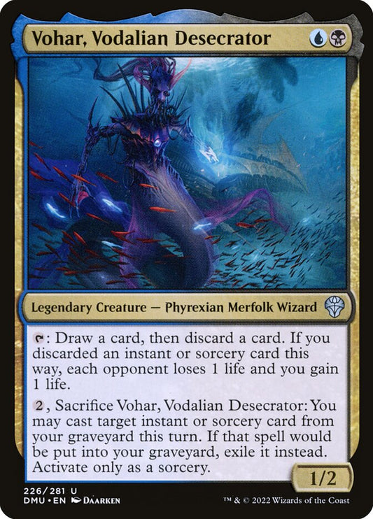 MTG Card Title: Vohar, Vodalian Desecrator DMU/226