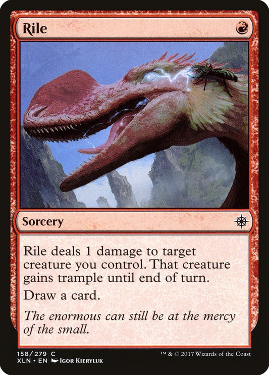 MTG Card Title: Rile XLN/158