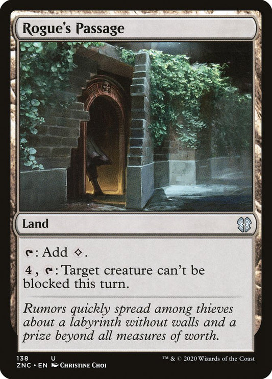 MTG Card Title: Rogue's Passage ZNC/138