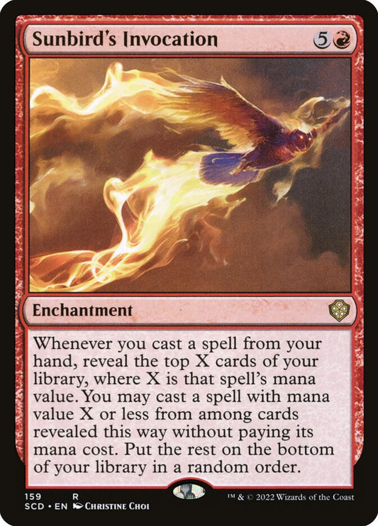 MTG Card Title: Sunbird's Invocation SCD/159