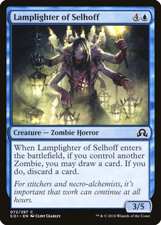 MTG Card Title: Lamplighter of Selhoff SOI/72