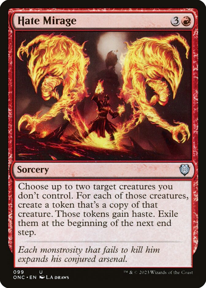 MTG Card Title: Hate Mirage ONC/99