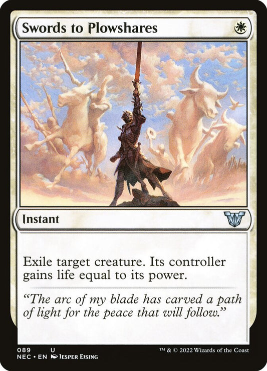MTG Card Title: Swords to Plowshares NEC/89