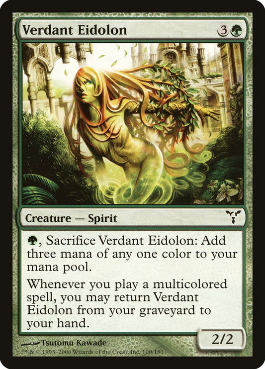 MTG Card Title: Verdant Eidolon DIS/100