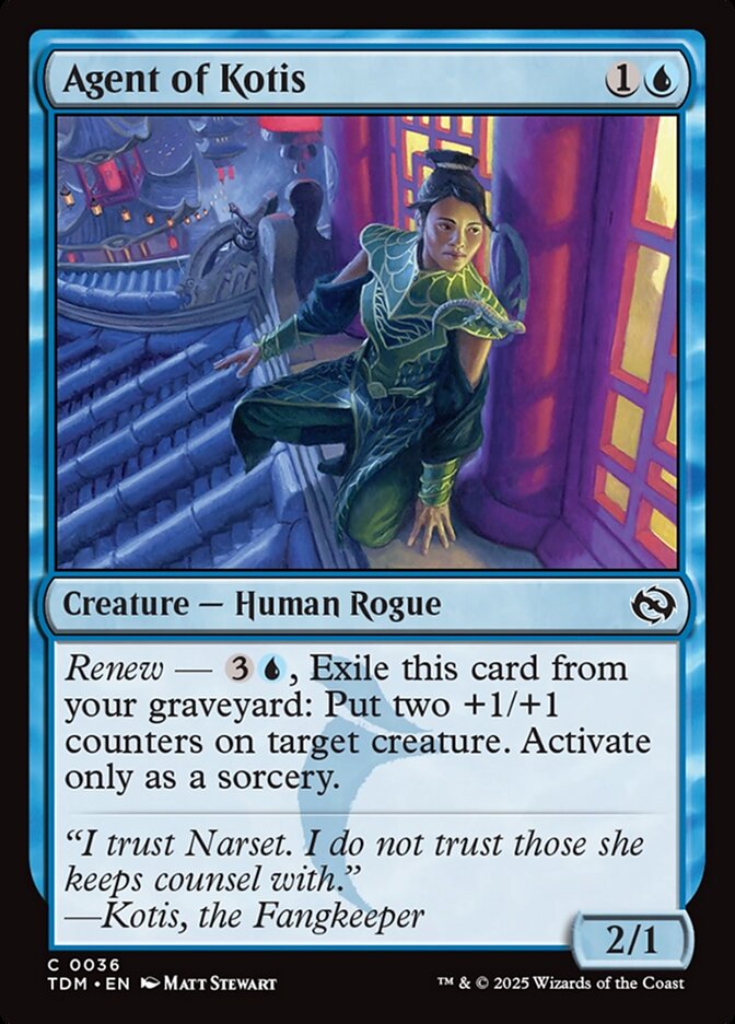 MTG Card Title: Agent of Kotis TDM/36
