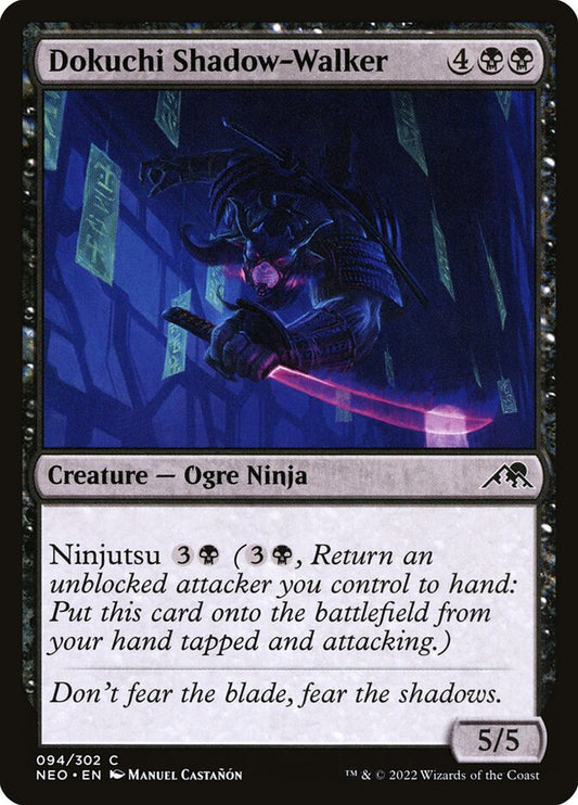 MTG Card Title: Dokuchi Shadow-Walker NEO/94