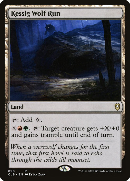 MTG Card Title: Kessig Wolf Run CLB/898