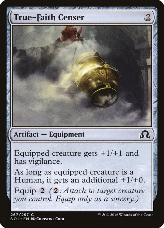 MTG Card Title: True-Faith Censer SOI/267