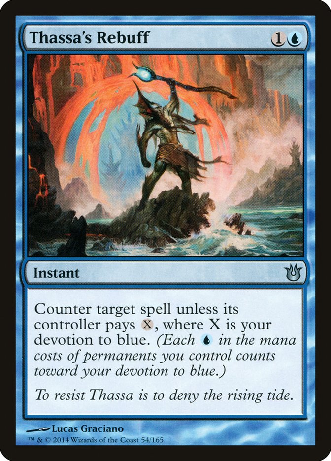 MTG Card Title: Thassa's Rebuff BNG/54