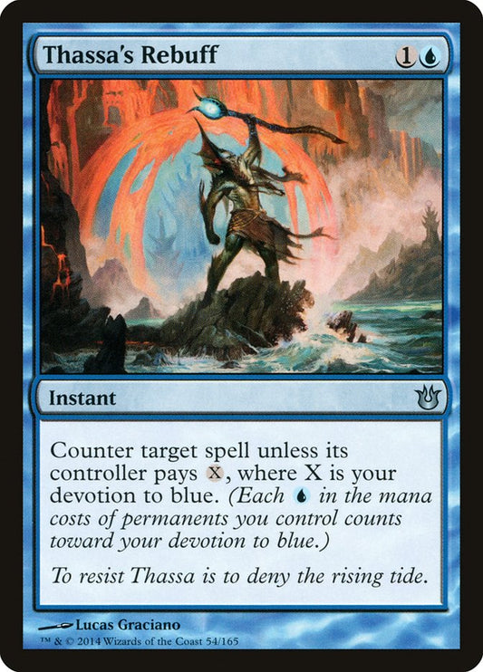 MTG Card Title: Thassa's Rebuff BNG/54