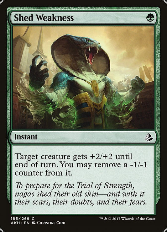 MTG Card Title: Shed Weakness AKH/185