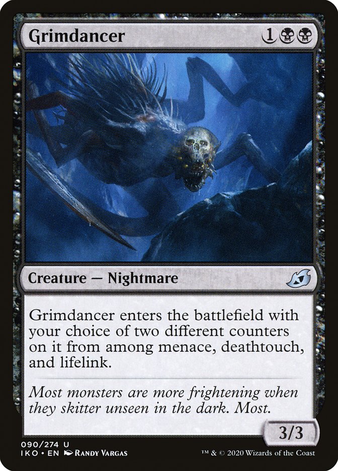 MTG Card Title: Grimdancer IKO/90